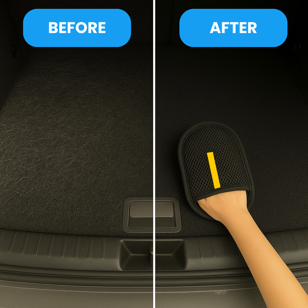 Pet hair remover glove