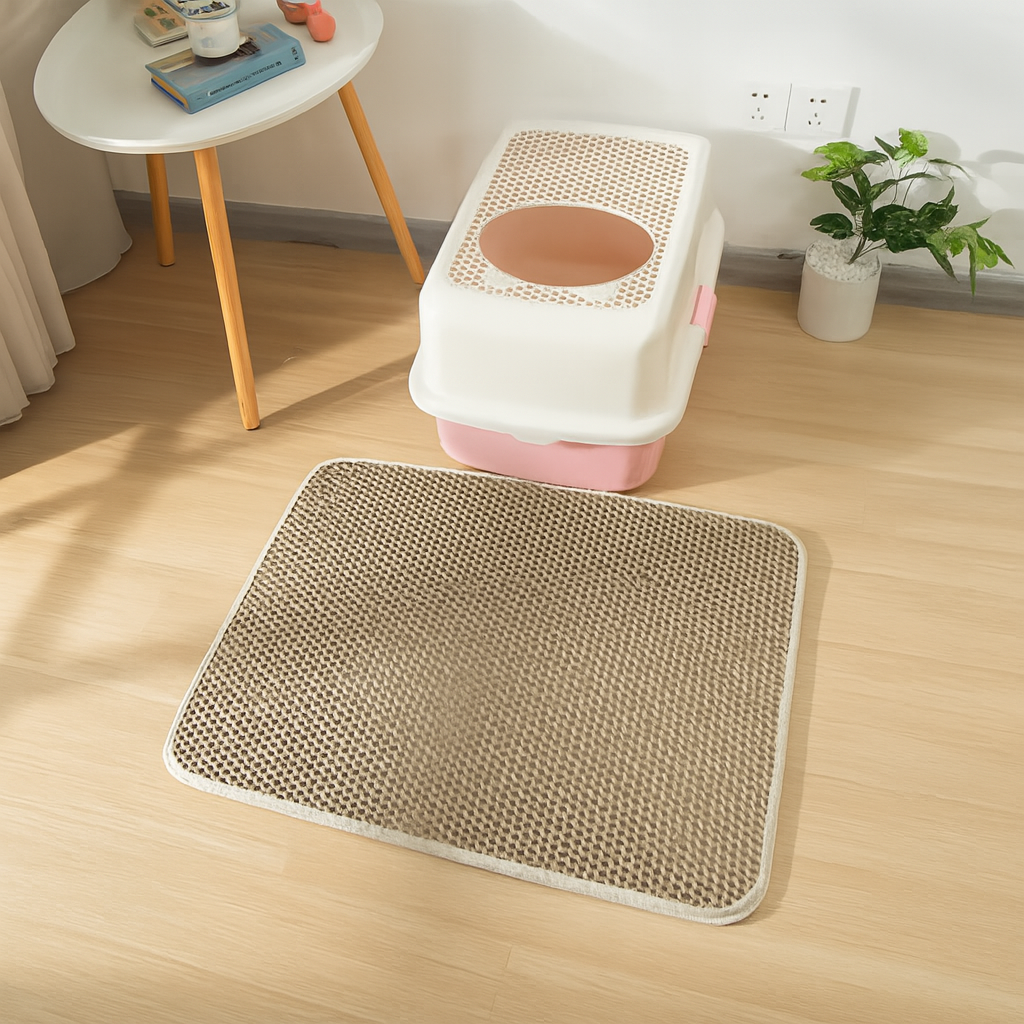 Cat litter mat