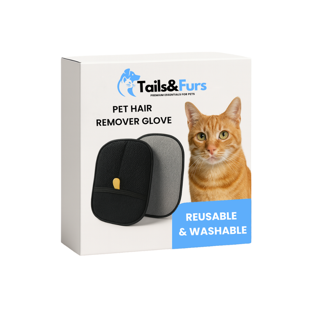 Pet hair remover glove